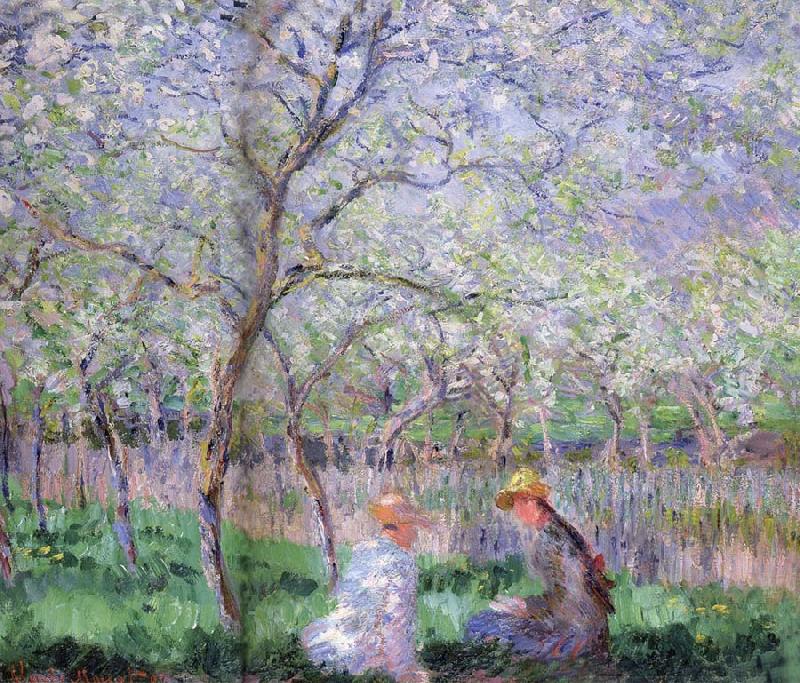 Claude Monet Springtime Norge oil painting art